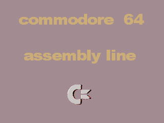 c64 assembly line